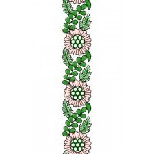 Border Fabric Embroidry Design 16566