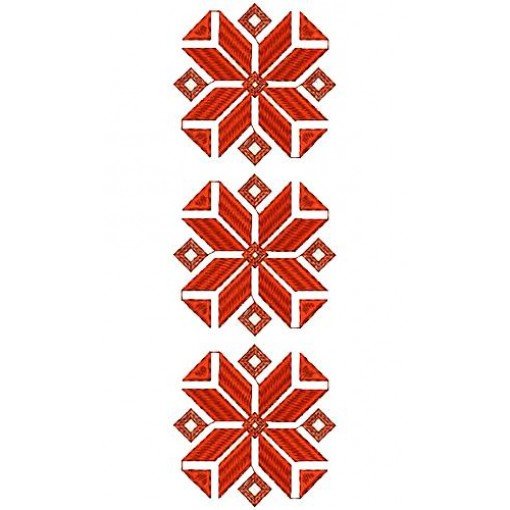 Thai Dress Lace Embroidery Design 16571