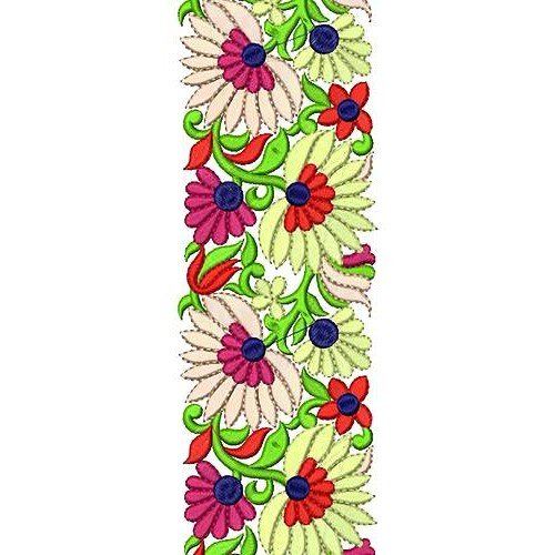 Fancy Pakistan Lace Embroidery Design 16587