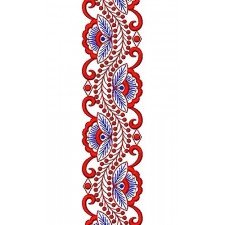 Flower Lace Pattern Embroidery Design 16683