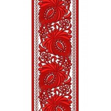 Intricately Dress Lace Embroidery Design 16684