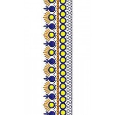 Yukata Dress Lace Embroidery Design 16689