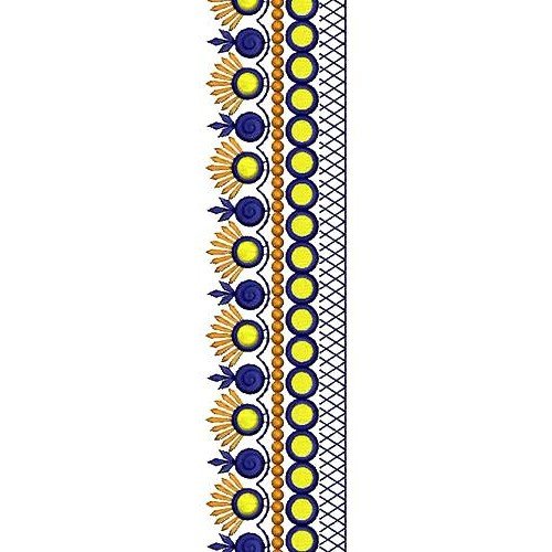 Yukata Dress Lace Embroidery Design 16689