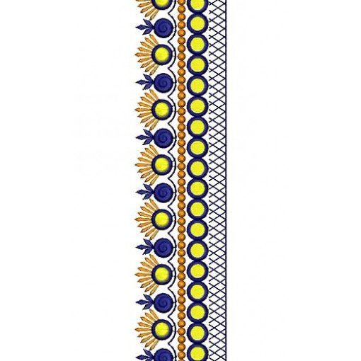 Yukata Dress Lace Embroidery Design 16689