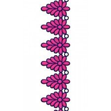 Jalabiya Arabic Dress Lace Embroidery Design 16727