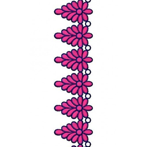 Jalabiya Arabic Dress Lace Embroidery Design 16727