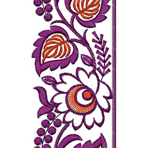 South Africa Saree Lace Embroidery Design 16807