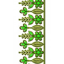 Floral Shape Lace Embroidery Design 16811