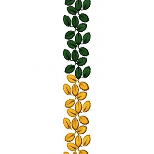 Indian Fashion Border Embroidery Design 16818