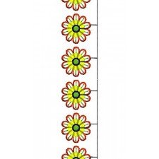 Simple Lawn Lace Embroidery Design 16819