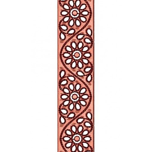 Floral Machine Embroidery Design 16824