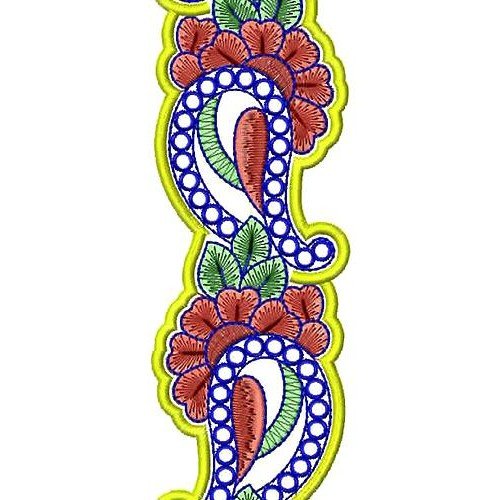 Chinese Embroidery Border Design 16832