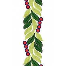 Green Leaf  Lace Embroidery Design 16840