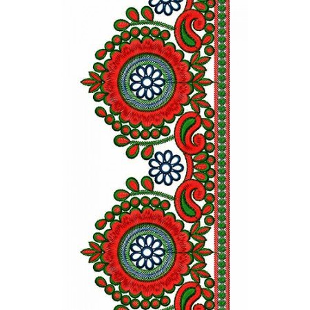 Beautiful Saree Lace Embroidery 16969