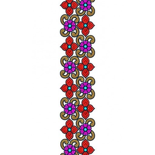 Attractive Lace Embroidery Design 16982