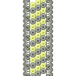Elegant Lace Embroidery Design 16995
