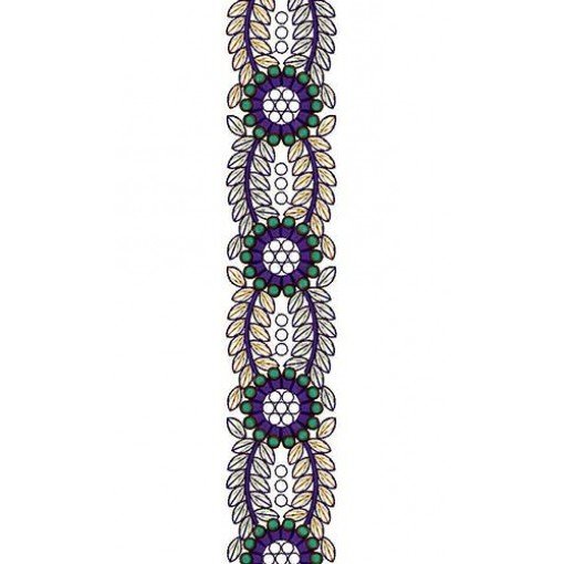 Embroidery Designs Lace Borders 17001