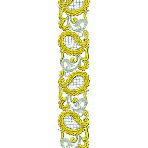 Banarsi Saree Lace Embroidery Design 17007