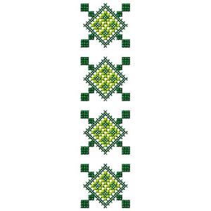 Russian Cross Stitch Lace Embroidery Design 17086