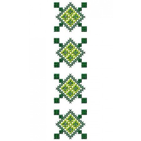 Russian Cross Stitch Lace Embroidery Design 17086