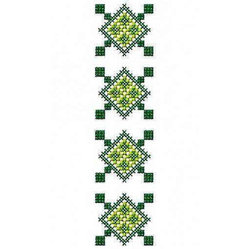 Russian Cross Stitch Lace Embroidery Design 17086