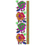 Flowers Quilt Cross Stitch Lace Embroidery Design 17088
