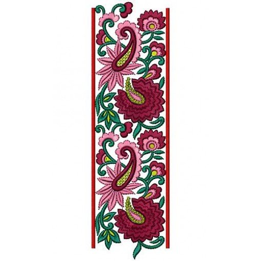 African Flower Lace Embroidery Design 17173