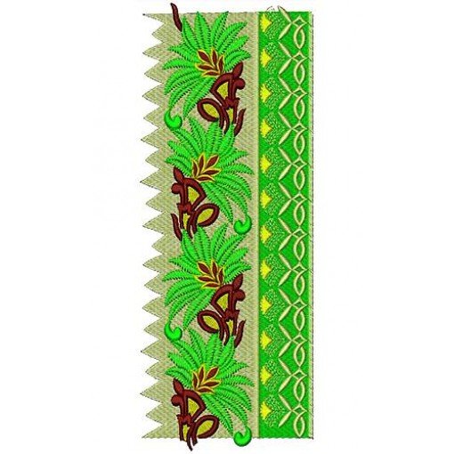 Beautiful Tulip Flower Embroidery Design 17178