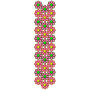Garden Flower Border Embroidery Design