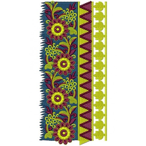 Romanian Folk Dress Lace Embroidery Design