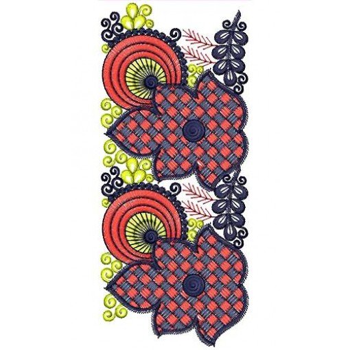 Uzbek Traditional Dress Embroidery Design