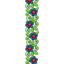 Palestinian Dress Lace Embroidery Design