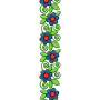 Palestinian Dress Lace Embroidery Design
