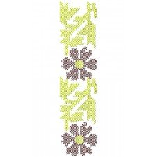 Arbiyan Abaya Cross Stitch Lace Embroidery Design