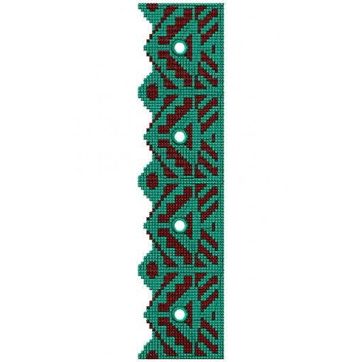 Machine Embroidery Bed Sheet Design 17491