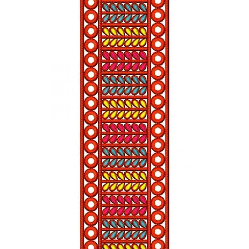 Table Bed Runner Lace Embroidery Design
