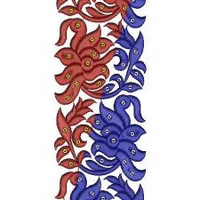 Wonderful Rich Look Lace Border Design