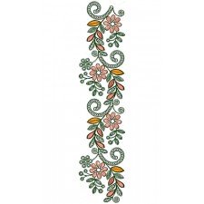 Party Dress Cording Lace Embroidery Design