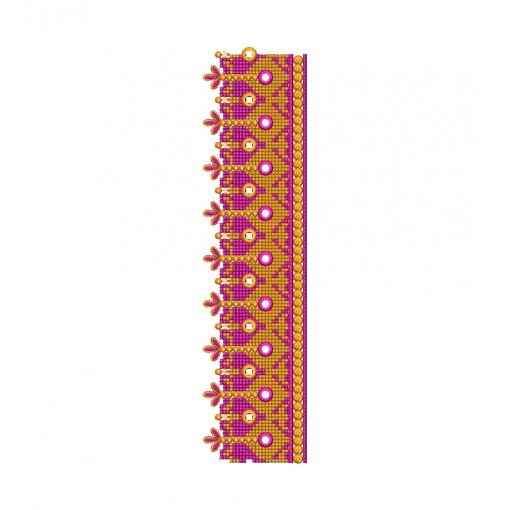 Kitchen Curtains Border Embroidery Design