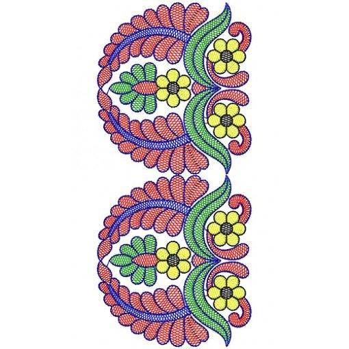 Gujarati Gghagra Choli Embroidery Design