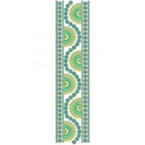 Kashmiri Embroidery Saree Lace Design