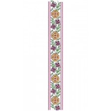 Heavy Border Work Saree Embroidery Design