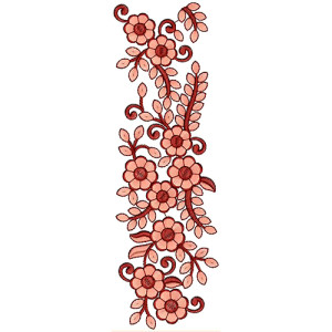 Sindh Woman's Dress Embroidery Lace Design