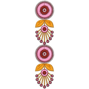Silk One Piece Lace Embroidery Design