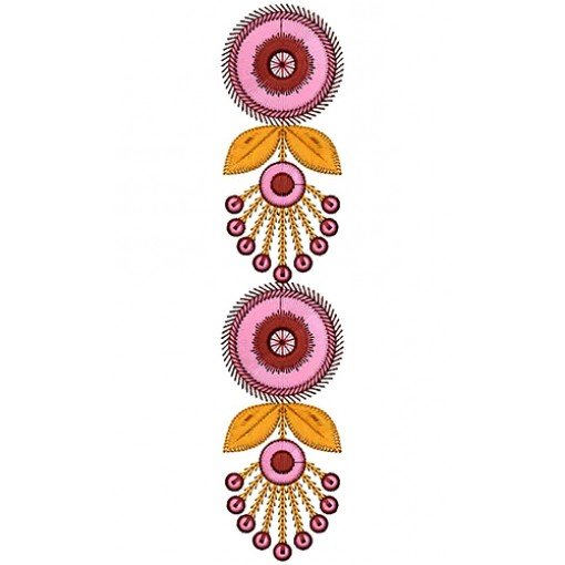Silk One Piece Lace Embroidery Design