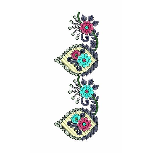 Flower Lace Pattern Embroidery Design