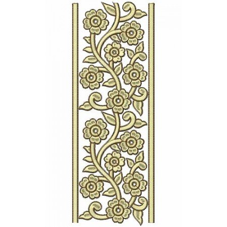 New Western Style Lace Embroidery Design