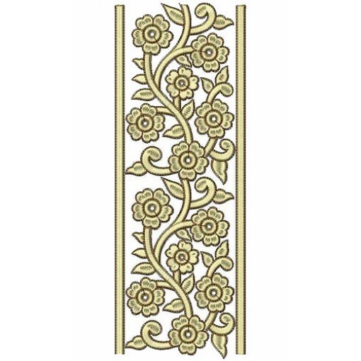 New Western Style Lace Embroidery Design