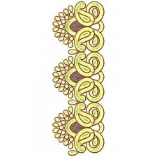 Ladybug Monogram Lace Embroidery Design