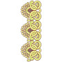 Ladybug Monogram Lace Embroidery Design